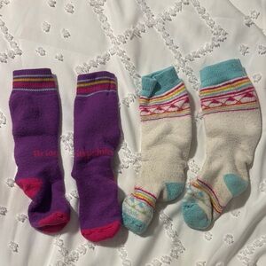 Colorful Kids Ski Socks Set